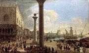 CARLEVARIS, Luca The Wharf, Looking toward the Doge s Palace Norge oil painting reproduction